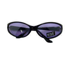 Kiss Womens Black Plastic Cat Eye Hand Polished Frames with Purple Lens  - $11.34