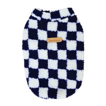 Pullover Dog Sweater Small Dog Clothes Fleece Plaid  Coat Vest Jacket Cute Cat A - £48.25 GBP