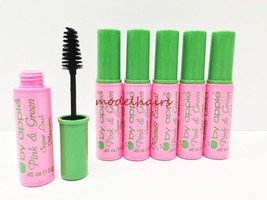 6 LOT MAMEY EXTRACT SUPER LASH MASCARA BY APPLE COSMETICS PINK &amp; GREEN - $10.59