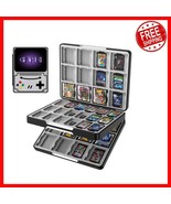 Luxury 3-in-1 Game Card Case: 60 Slot Organizer for Switch &amp; 3DS Consoles - $49.57 CAD