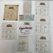 Original 1960&#39;s Bartok Circus Office Papers and Business Card - $21.35