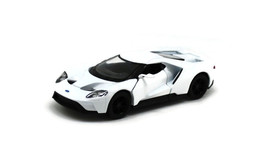 2017 Ford GT White Diecast Pull Back Action 5 x 2 x 1.50 No Box - £7.80 GBP