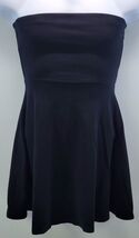 A) Express Woman Black Fit &amp; Flare Strapless Dress S/P - $14.84