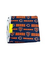 Chicago Bears Football Lot 5 Yards Fabric Traditions 45&quot; Wide on Navy Bl... - £31.84 GBP