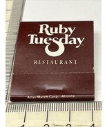 Matchbook  Cover   Ruby Tuesday  Restaurant   gmg  Unstruck - €10,70 EUR