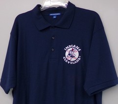Cleveland Indians Swinging Chief Wahoo Embroidered Mens Polo XS-6XL, LT-4XLT NEW - £23.34 GBP+