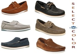 Timberland Men&#39;s Atlantis Break Leather Boat Shoes Select Color All Sizes - £57.53 GBP+