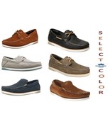 TIMBERLAND MEN&#39;S ATLANTIS BREAK LEATHER BOAT SHOES SELECT COLOR ALL SIZES - £57.53 GBP+