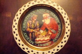 Emmett Kelly Jr Mini Coasters Merry Christmas and A Happy Birthday 1994 - $17.63