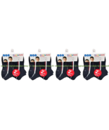 4 x 4Pair=16Pairs Boys Growing Socks BLACK- Two sizes in one Sock, Shoe ... - $29.69