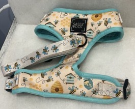 Sassy Woof &quot;Bee Sassy&quot; 2pc Set Dog Harness Leash Size M Medium - $37.62