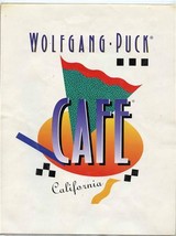 Wolfgang Puck Cafe California Wine and Beer Menu 1980&#39;s - £17.40 GBP
