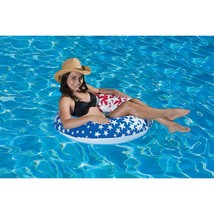 Poolmaster 81264 American Stars Inflatable Swimming Pool Tube Float, 36 Inch, Re - £17.37 GBP