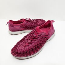 Keen Women's Uneek O2 1016916 White Pink Slip-On Hiking Sandals Size 11 - $35.99