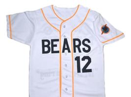 Bad News Bears Movie #12 Button Down Baseball Jersey White Any Size image 4