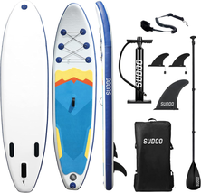  Inflatable Stand up Paddle Boards with Premium SUP Board Accessories, Thre - £203.07 GBP