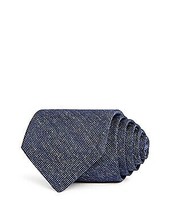 Ledbury Mens Navy Silk Professional Business Neck Tie, One Size, Navy - £98.37 GBP