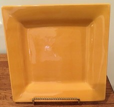 Tabletops Unlimited Espana Yellow CORSICA BUTTER 10 3/8&quot; Square Dinner P... - $23.36