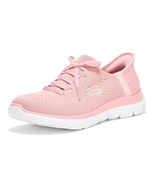 Skechers Women&#39;s Hands Free Slip-INS Summits Sneaker, White Silver=WSL, 6.5 - $77.44