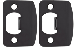 Strike Plate 2-1/4&quot; Full Lip Round Corner, Black - Stone Harbor 9501-19 ... - $17.85 MXN