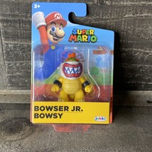 Jakks Pacific Super Mario Bowser Jr. Bowsy 2.5 inch Figure World of Nintendo NEW - £9.92 GBP