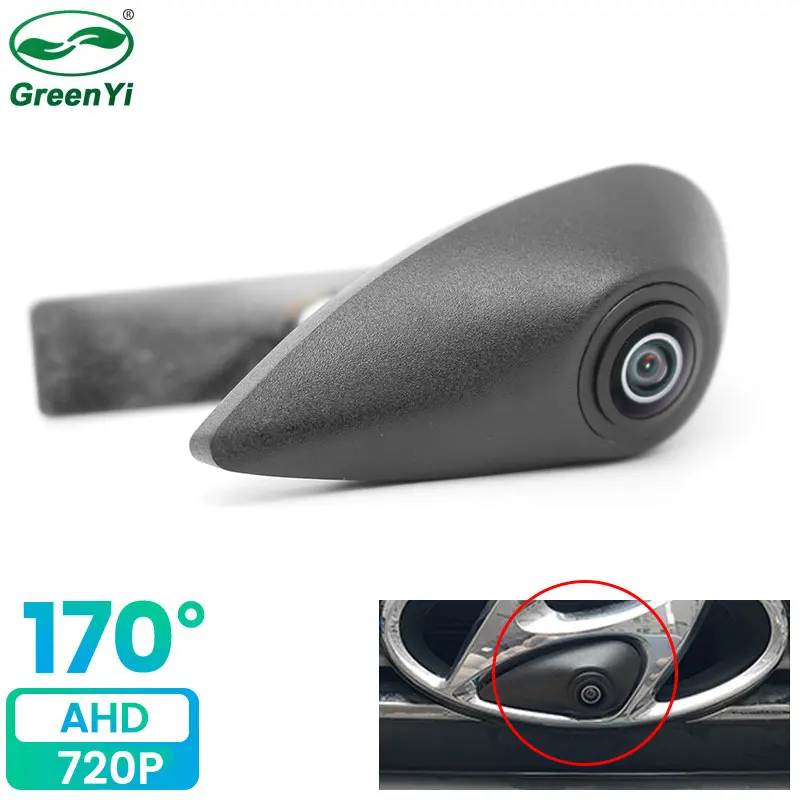 Greenyi 170° AHD 1080P Car Front View Logo Camera For Hyundai Elantra Verna - £24.67 GBP+