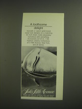 1974 Saks Fifth Avenue Kenneth J. Lane&#39;s Metal Tusk Jewelry Advertisement - £14.60 GBP