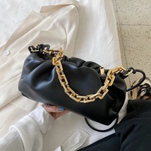 Elegant Women Chain Bag Leather  Handbags Female Clutch Evening Party Purse Wome - £117.00 GBP