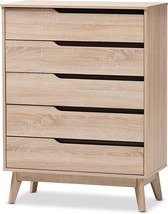 5-Drawer Chest By Baxton Studio. - £151.89 GBP