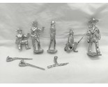Lot Of (5) Vintage Historical Infantry With Rifles Lead Miniatures 2-3&quot; - $517.67 MXN