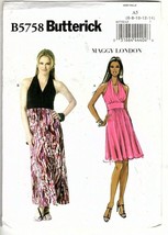 Butterick B5758 Misses Dress Size 6 to 14 UNCUT Sewing Pattern - £7.95 GBP