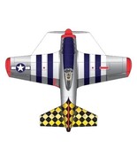 P-51 Mustang Kite 37-Inch-Wide with Handle Line and QuikClip Flying Aces... - $24.70