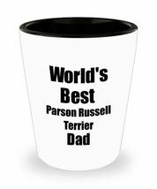 Parson Russell Terrier Dad Shot Glass Worlds Best Dog Lover Funny Gift For Pet O - £9.59 GBP