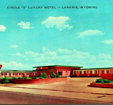Circle S Luxury Motel AAA Hwy 30 Laramie Wyoming WY UNP Chrome Postcard T12 - £3.12 GBP