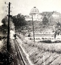 Langres France Railway Bridge Train 1910s WW1 Era Postcard Observatory PCBG12A - £15.43 GBP