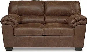 Signature Design by Ashley Bladen Faux Leather Loveseat, Brown - $1,157.99