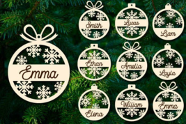 Christmas Ornament Laser Cut Bundle - £6.15 GBP