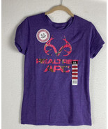 Realtree APC Women&#39;s Short Sleeve T-Shirt Purple Size Small NEW - $6.00