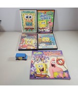 SpongeBob SquarePants Lot Van, Book, 4 DVDs Tide and Seek Truth or Square - £12.04 GBP