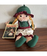 VINTAGE HALLMARK CHRISTMAS DOLL STOCKING STUFFABLES OLD FASHIONED DOLLY NOS - $47.52 CAD