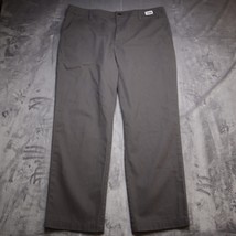 Magellan Gray Pants Men 36 Casual Chino Straight Leg Pockets Men 36x30 - $29.68