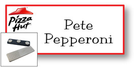 1 NAME BADGE FUN HALLOWEEN COSTUME PIZZA HUT PETE PEPPERONI MAGNET SHIPS... - $14.99
