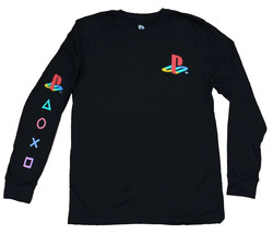 Playstation Logo with Graphic on Sleeves Licensed Long Sleeve T-Shirt - £15.97 GBP