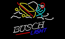 New Busch Light Snowmobile Beer Bar Neon Sign 24&quot;x20&quot; - £199.83 GBP