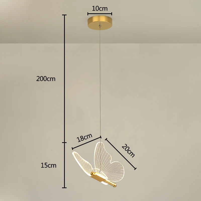 Nordic  Crystal Chandelier Modern Living Room Bedroom Bedside Pendant Lights Res - £173.74 GBP