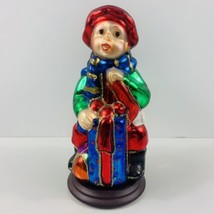 Thomas Pacconi Classics Glass Christmas Figurine Boy Child Gifts Drum 2004 VTG - £26.07 GBP