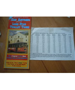 San Antonio Lone Star Trolley Tours Map Brochure Texas - $5.47 CAD