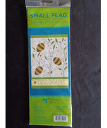 Hummingbird Haven Small Garden Flag 12.5”x18” BUMBLE BEE - BEE HAPPY - £5.55 GBP