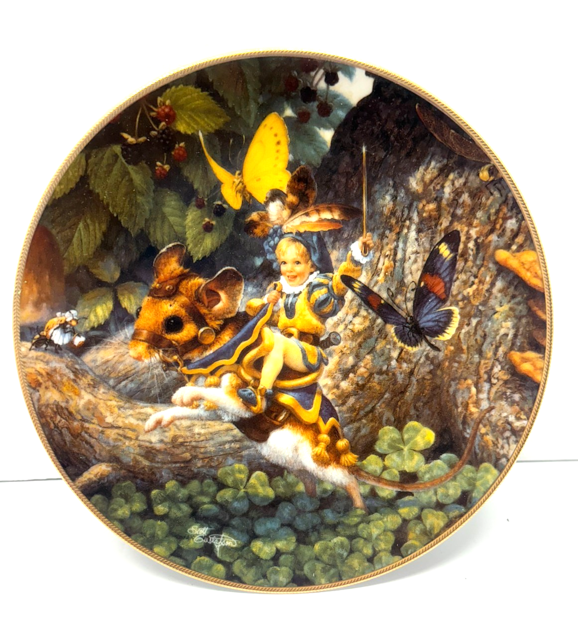 Bradford Knowles Tom Thumb Vintage Porcelain Plate - $9.90