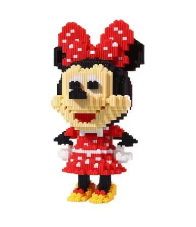 Micky Mouse Brick Sculpture (JEKCA Lego Brick) 1500 pcs Mickey Mouse Blocks